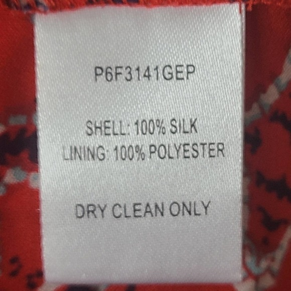 Parker Red Silk Halter Neck Fit & Flare Dax Mini Dress XS NWT - Picture 9 of 9